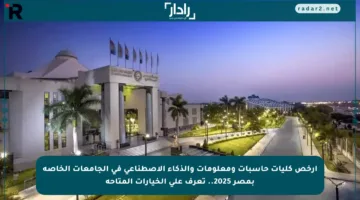 أرخص كليات حاسبات ومعلومات والذكاء الاصطناعي في الجامعات الخاصة بمصر 2025.. تعرف على الخيارات المتاحة